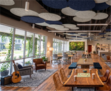 Acoustic Ceiling Raft – Round – 12mm PET Felt