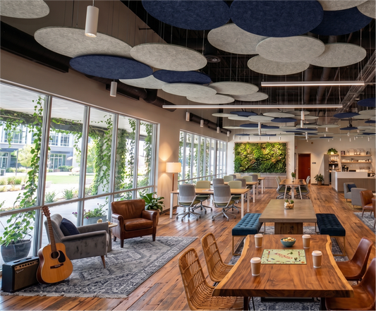 Acoustic Ceiling Raft – Round – 12mm PET Felt