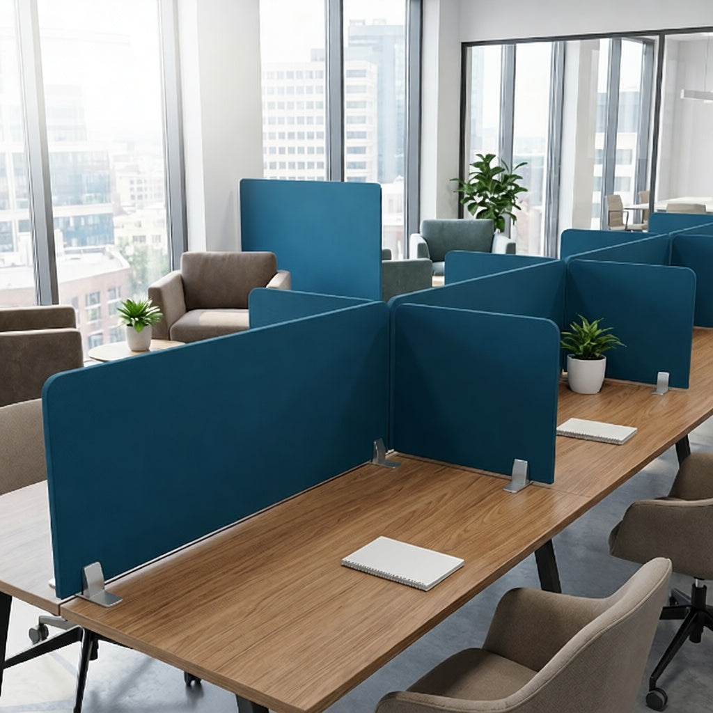 PET Felt Acoustic Desk Screen - 24mm