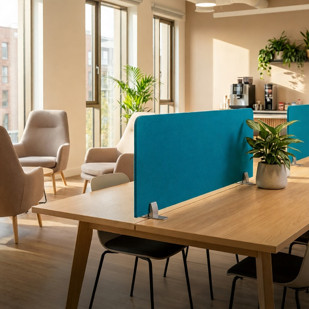 PET Felt Acoustic Desk Screen - 24mm