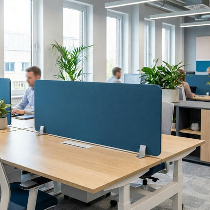 PET Felt Acoustic Desk Screen - 24mm