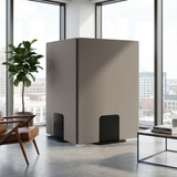 24mm Freestanding Acoustic Screen - Plain with Metal Feet