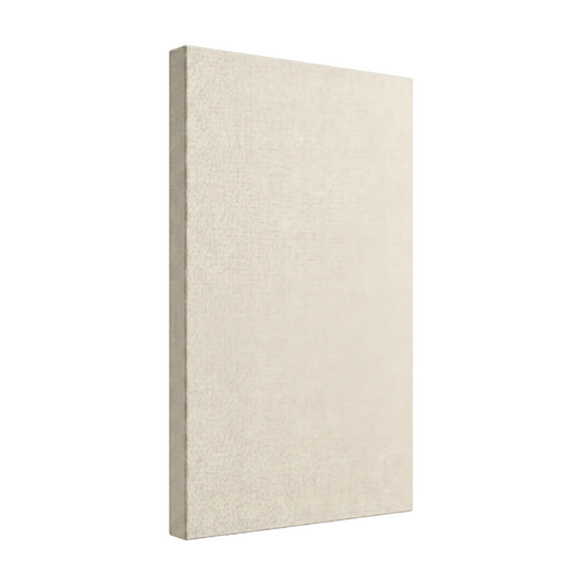 Beige acoustic panel on a white background