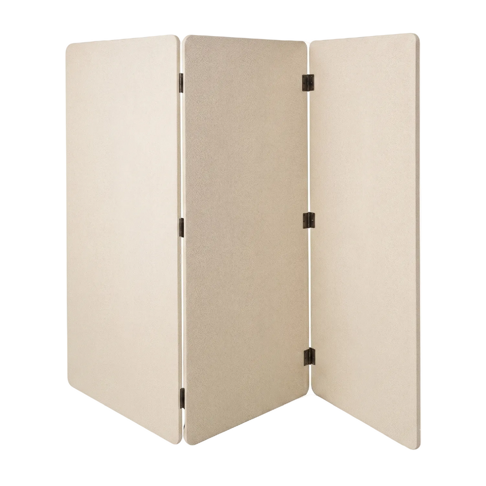 3 Panel Folding Room Divider - Acoustic PET Felt Screen
