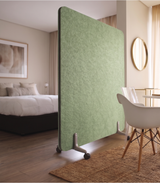 Office Partition Screen – Mobile – 42mm PET Felt, Castors