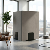 Black Steel Base for 24mm Freestanding Screens
