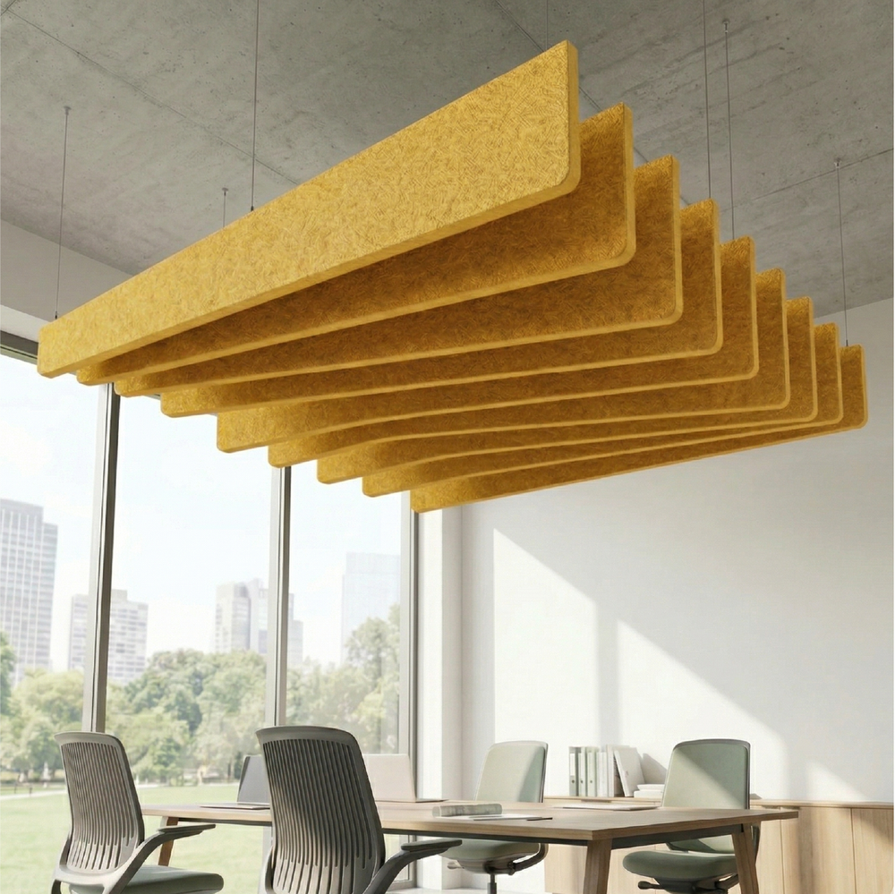 Acoustic Ceiling Baffle – Boardwalk – PET Felt Kit