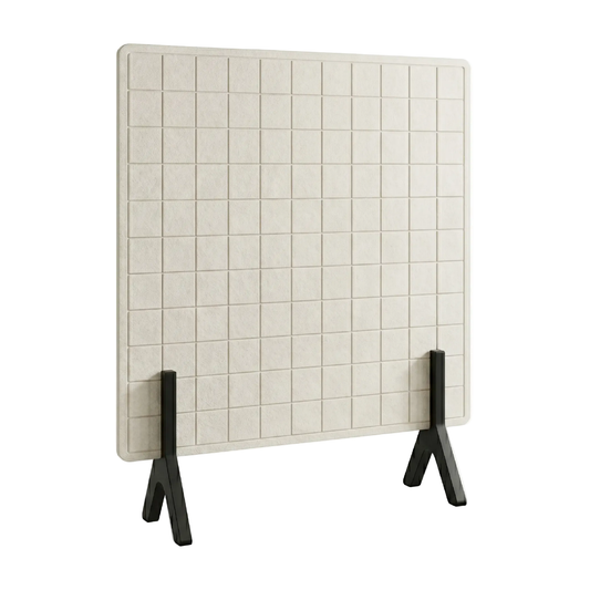 Check Freestanding Acoustic Screen with Wooden Feet