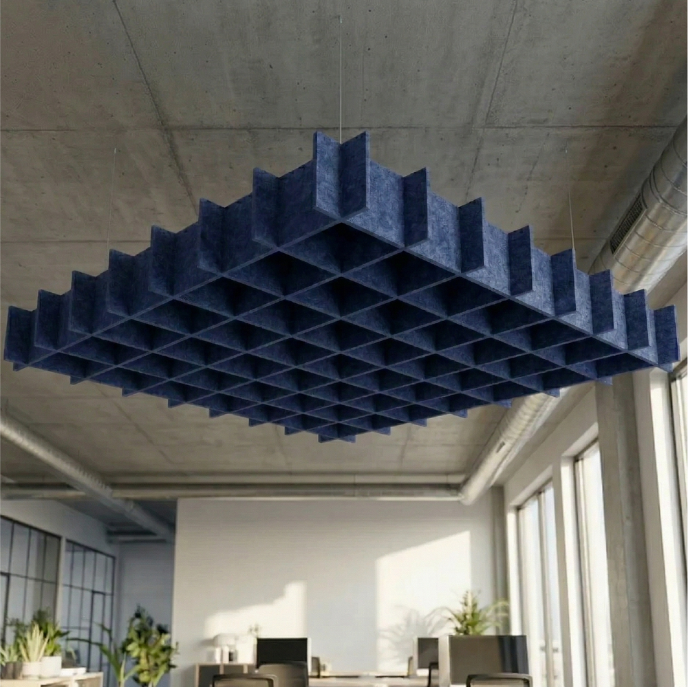 Acoustic Ceiling Baffle – Deck – PET Felt Kit