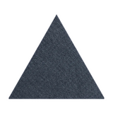 Equilateral triangle acoustic PET felt tile in Slate Grey