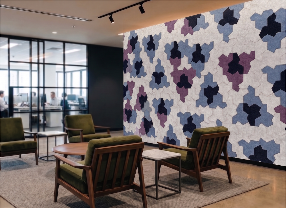 Acoustic Wall Tiles – Einstein Hat – PET Felt