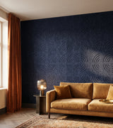 Fan engraved felt wall panels in Galaxy, in a hotel lounge