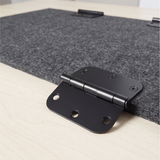 2 Panel Folding Room Divider - Acoustic PET Felt Screen