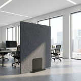 24mm Freestanding Acoustic Screen - Plain with Metal Feet