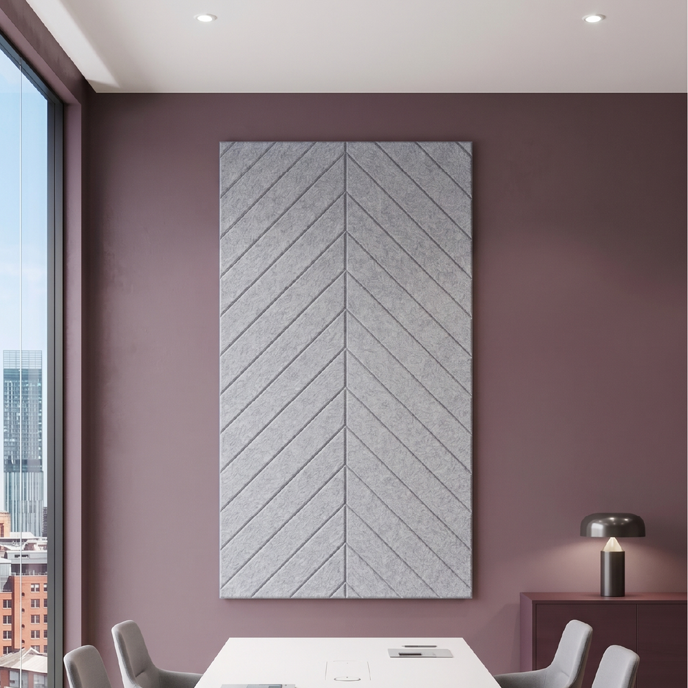 Acoustic Wall Panel – Herringbone – PET Felt