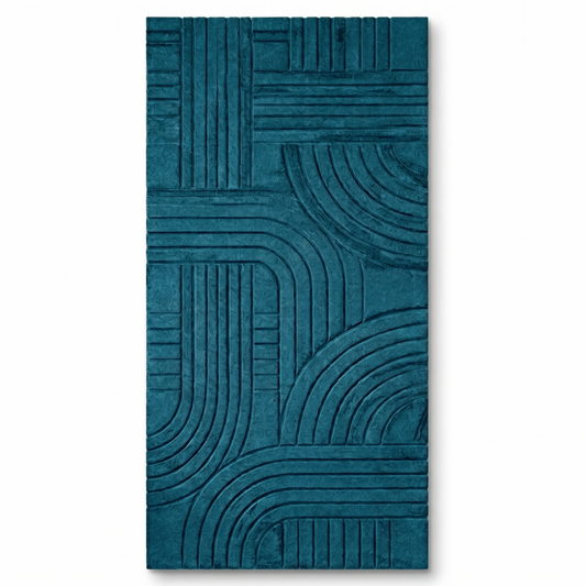 PET Felt Acoustic Wall Panel - Linguine Design