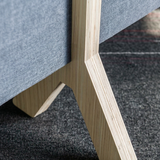 Y-Bar Wooden Leg Set for 24mm Freestanding Screens (Pair)