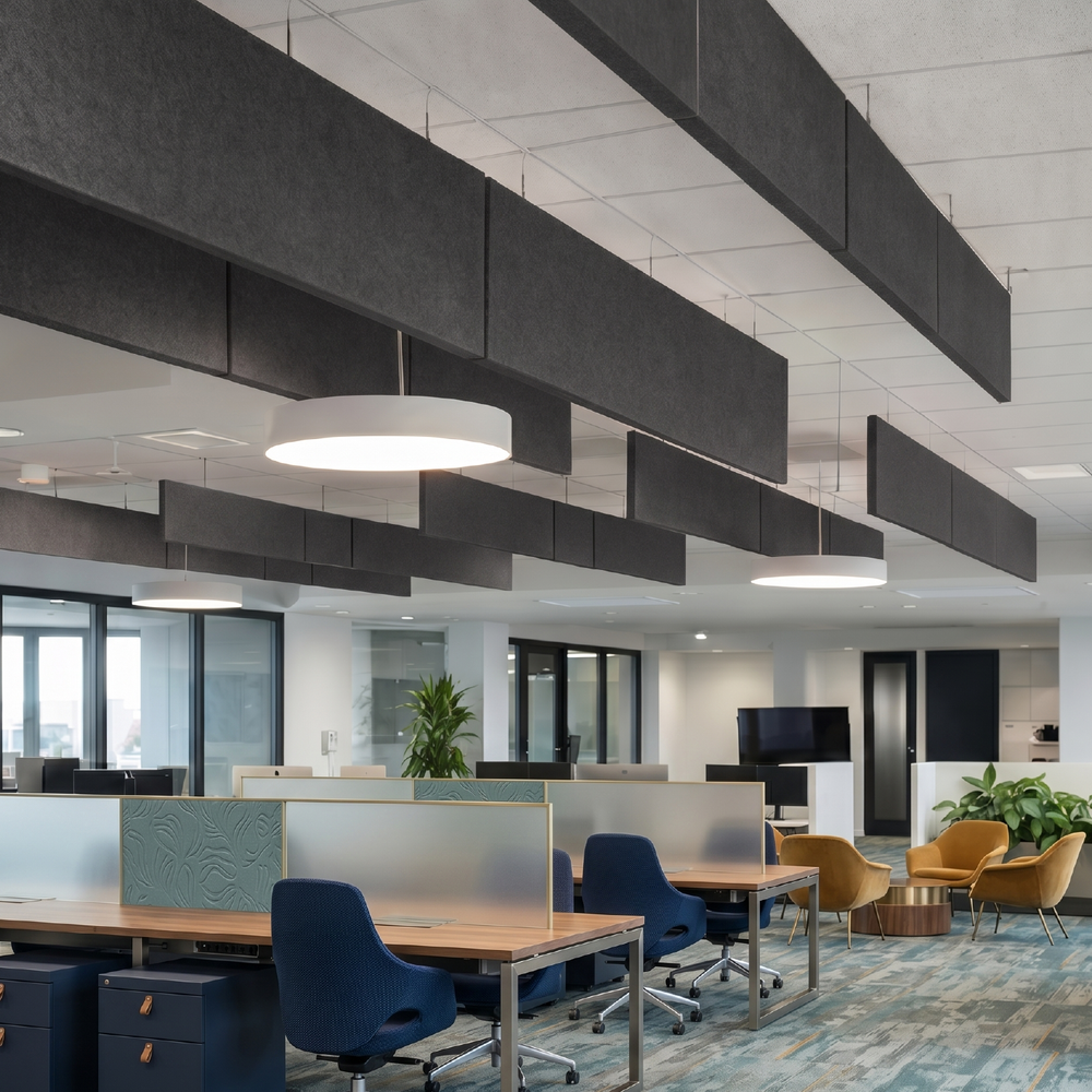 Acoustic Ceiling Raft – Vertical Oblong – 12mm PET Felt