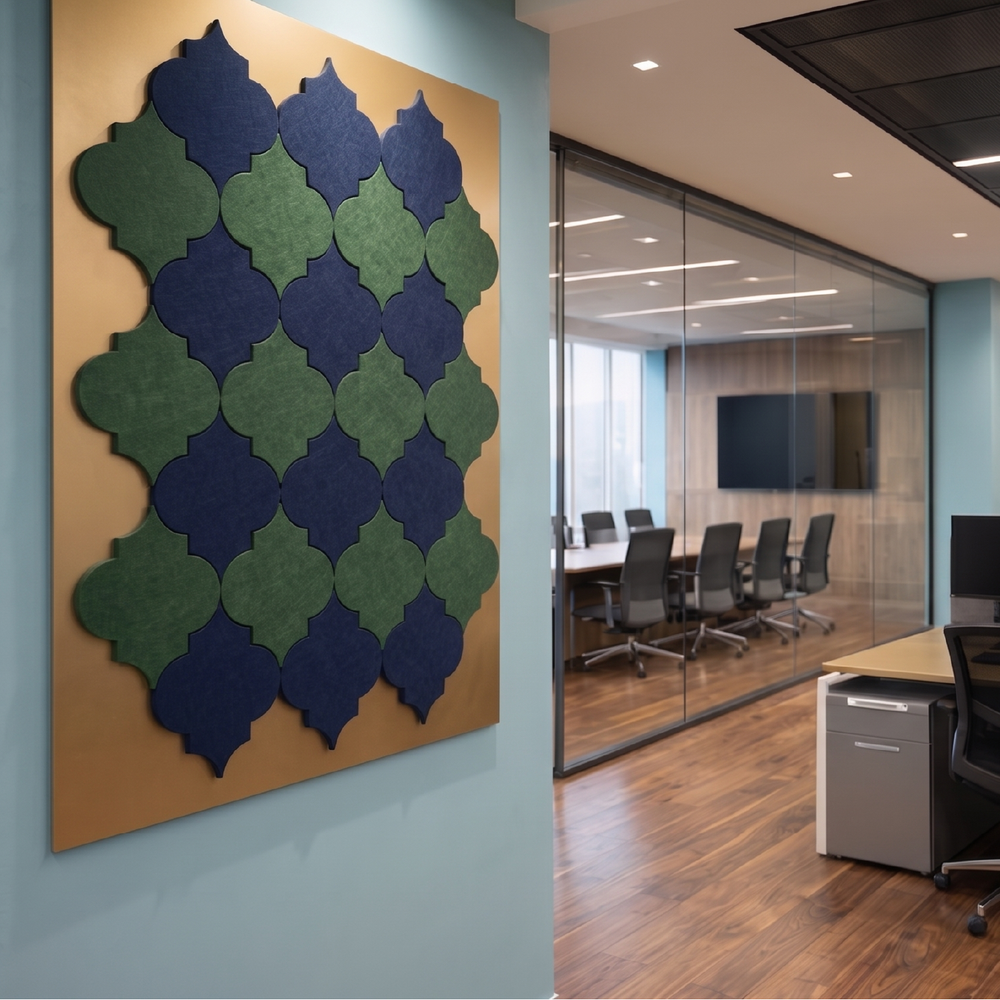 Acoustic Wall Tiles – Ogee – PET Felt