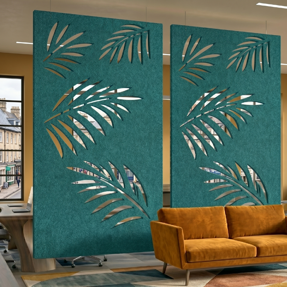 Hanging Room Divider – Palms – PET Felt