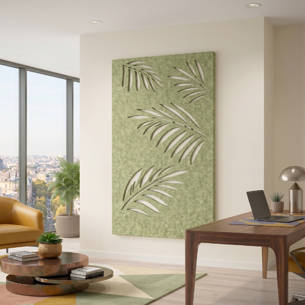 Acoustic Wall Panel – Palms – PET Felt