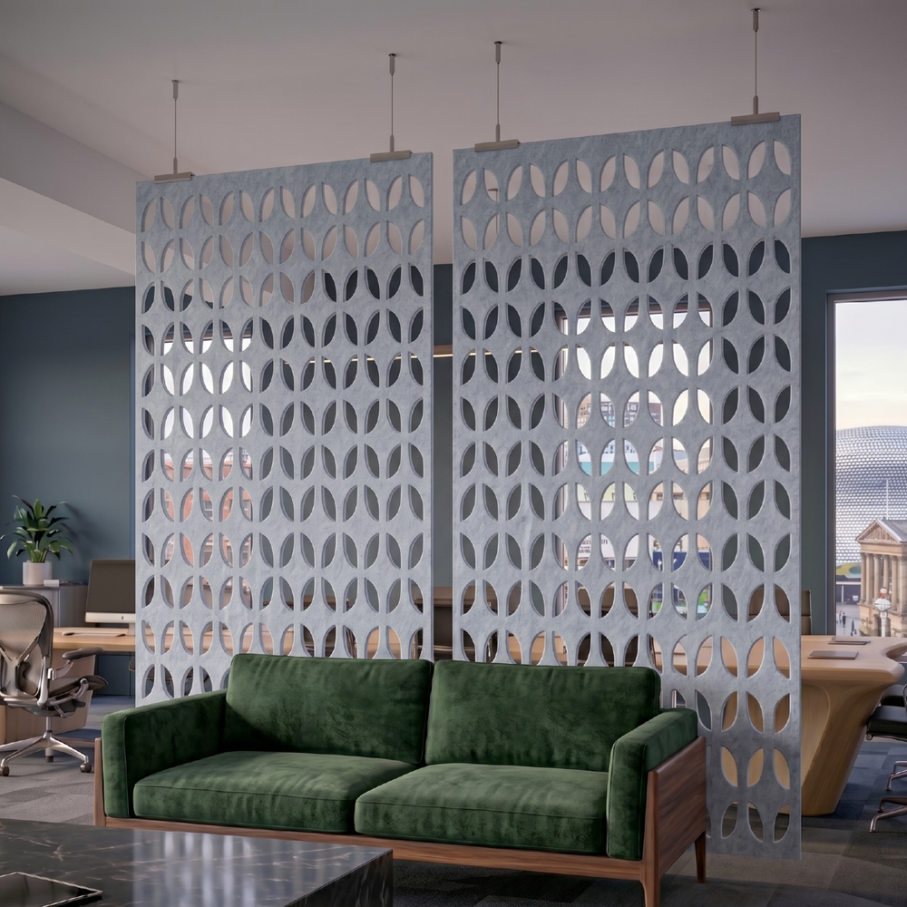 Hanging Room Divider – Petal – PET Felt