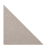 Right angle triangle acoustic PET felt tile in Doe