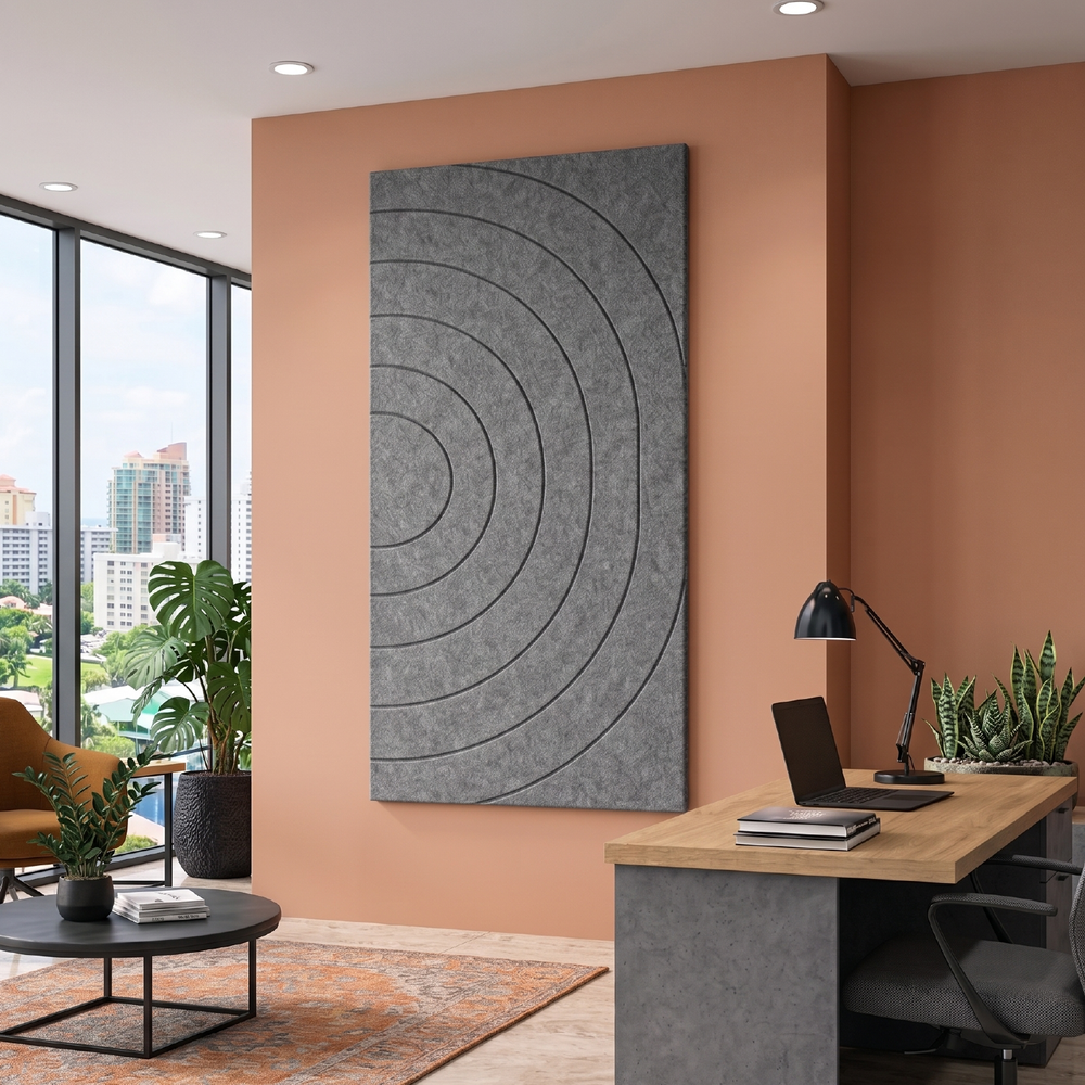 Acoustic Wall Panel – Ripple – PET Felt