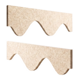 Acoustic Ceiling Raft – Wave Form Sine – 12mm PET Felt – Sold in Pairs