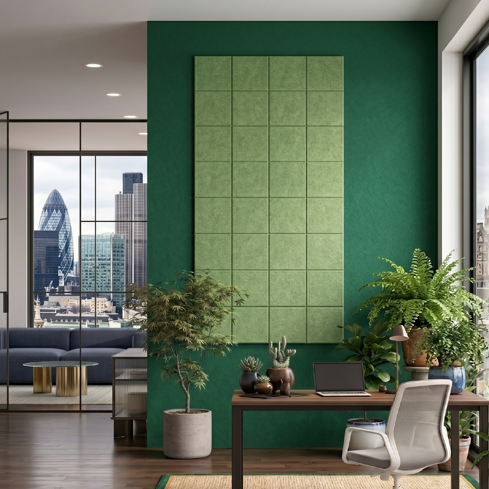 Acoustic Wall Panel – Squares – PET Felt
