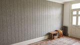 Stack engraved felt wall panels in Silk, in a hallway