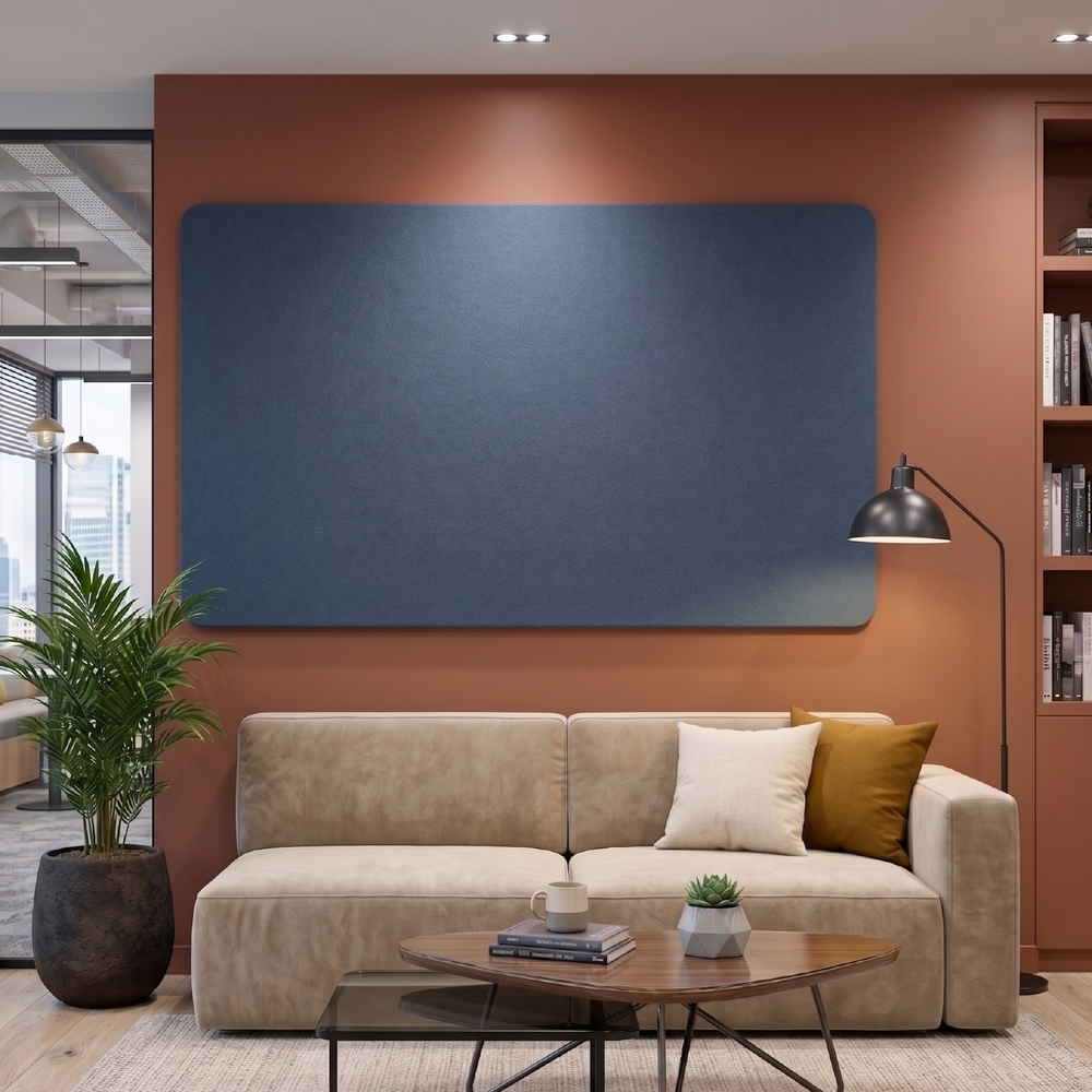 Acoustic Wall Panel – Rounded Edge – 24mm PET Felt