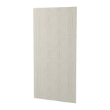 Chain engraved PET felt wall panel, 2400 x 1200mm, 12mm, shown in Natural Cotton