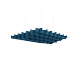 Felted Canyon acoustic ceiling baffle grid kit in Dragonfly