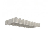 Felted Gable acoustic ceiling baffle grid kit in Natural Cotton