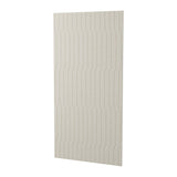 Jog engraved PET felt wall panel, 2400 x 1200mm, 12mm, shown in Natural Cotton