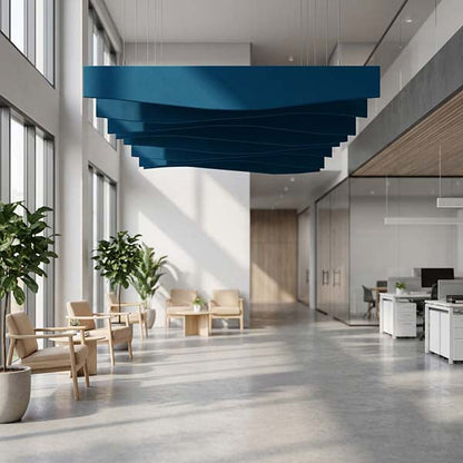 PET Felt Acoustic Ceiling Baffle - Curve Design