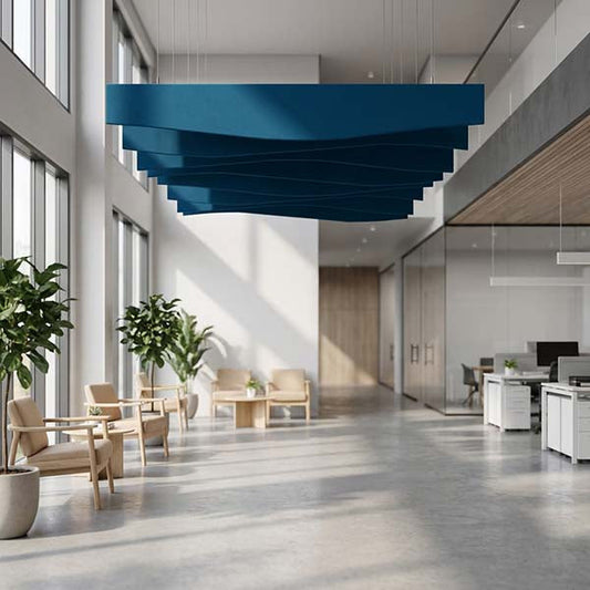 PET Felt Acoustic Ceiling Baffle - Curve Design