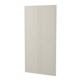 Panelled engraved PET felt wall panel, 2400 x 1200mm, 12mm, shown in Natural Cotton