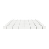 3D view of the Felted Canyon acoustic ceiling baffle grid kit in Natural Cotton