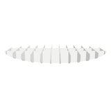 3D view of the Felted Breaker acoustic ceiling baffle grid kit in Natural Cotton