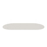 Oval acoustic ceiling raft, 24mm, 3D view