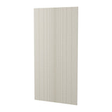 Pulse engraved PET felt wall panel, 2400 x 1200mm, 12mm, shown in Natural Cotton