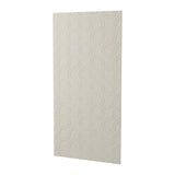Ripple Weave engraved PET felt wall panel, 2400 x 1200mm, 12mm, shown in Natural Cotton