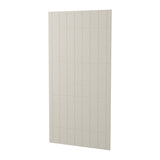 Stack engraved PET felt wall panel, 2400 x 1200mm, 12mm, shown in Natural Cotton