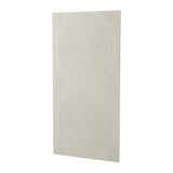 Vortex engraved PET felt wall panel, 2400 x 1200mm, 12mm, shown in Natural Cotton